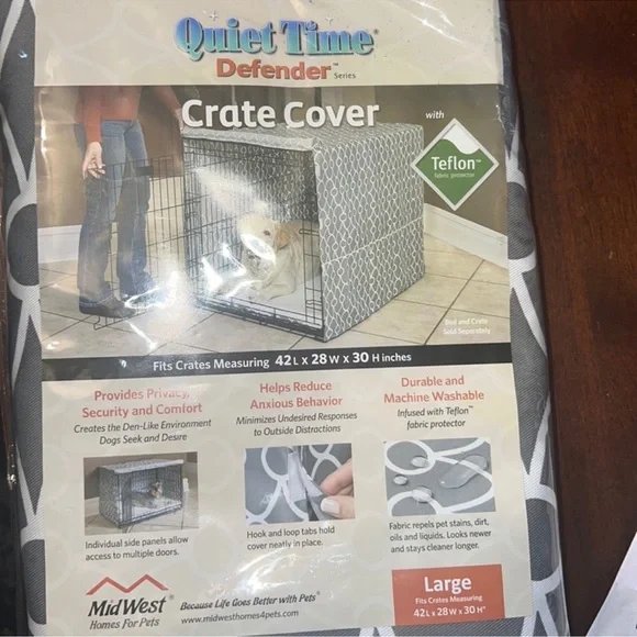MidWest Quiet Time Defender Crate Cover - large - Brand Nee